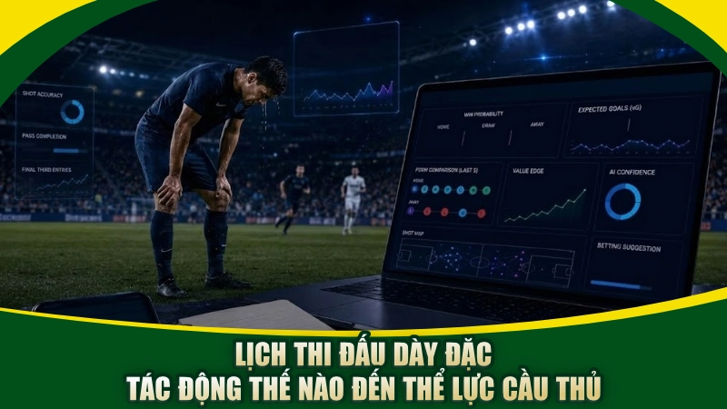 Lịch thi đấu dày đặc tác động thế nào đến thể lực cầu thủ