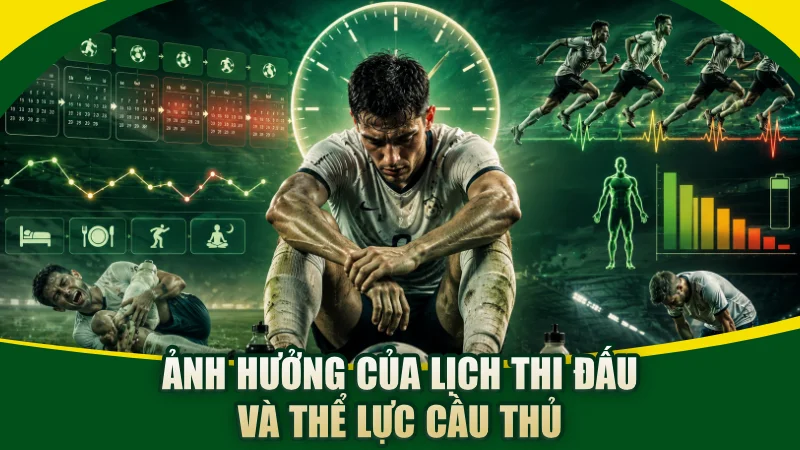 Ảnh hưởng của lịch thi đấu và thể lực cầu thủ