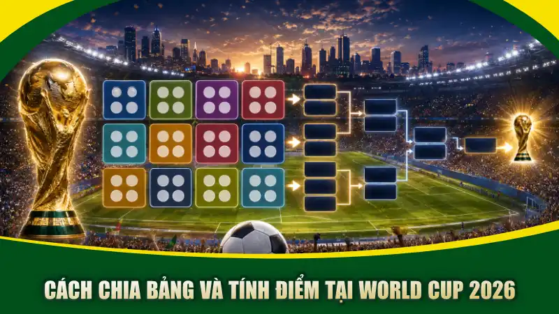 Cách chia bảng và tính điểm tại World Cup 2026