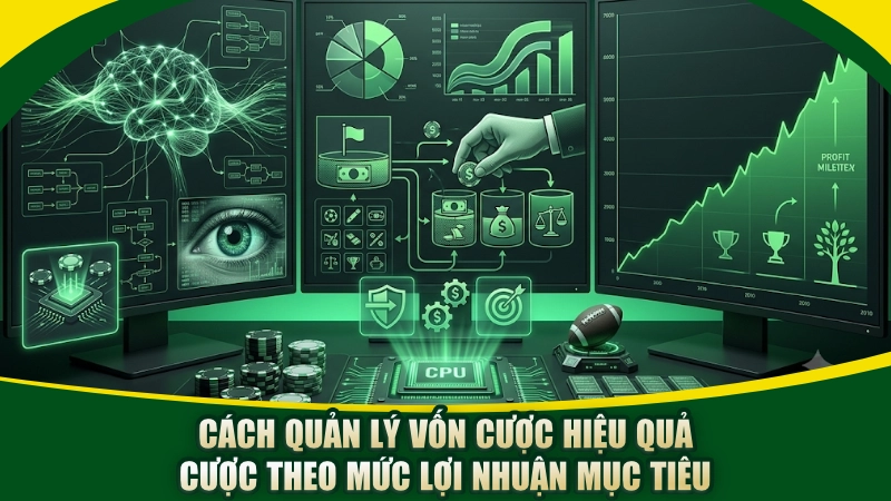 Cách quản lý vốn cược hiệu quả cược theo mức lợi nhuận mục tiêu