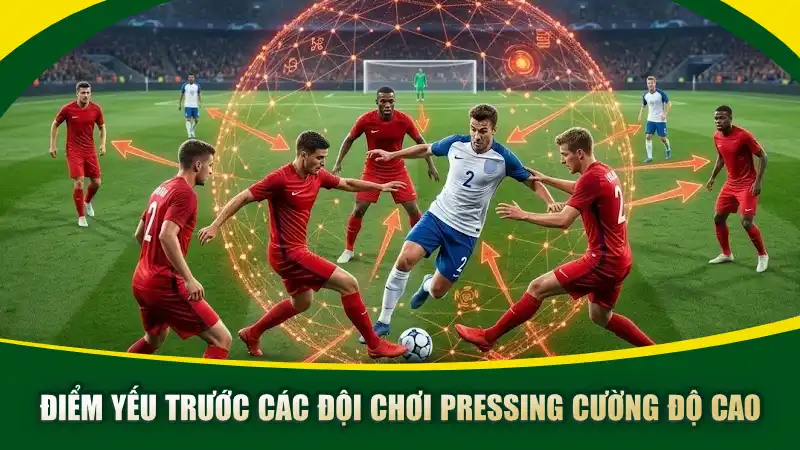 Điểm yếu trước các đội chơi pressing cường độ cao