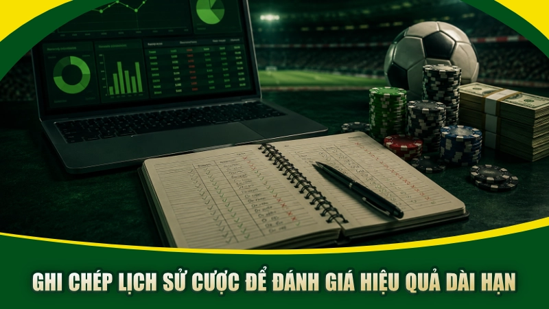 Ghi chép lịch sử cược để đánh giá hiệu quả dài hạn
