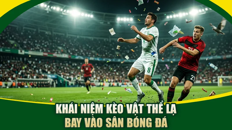 Khái niệm kèo vật thể lạ bay vào sân bóng đá