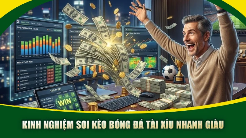 Kinh nghiệm soi kèo bóng đá tài xỉu nhanh giàu