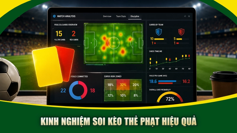 Kinh nghiệm soi kèo thẻ phạt hiệu quả