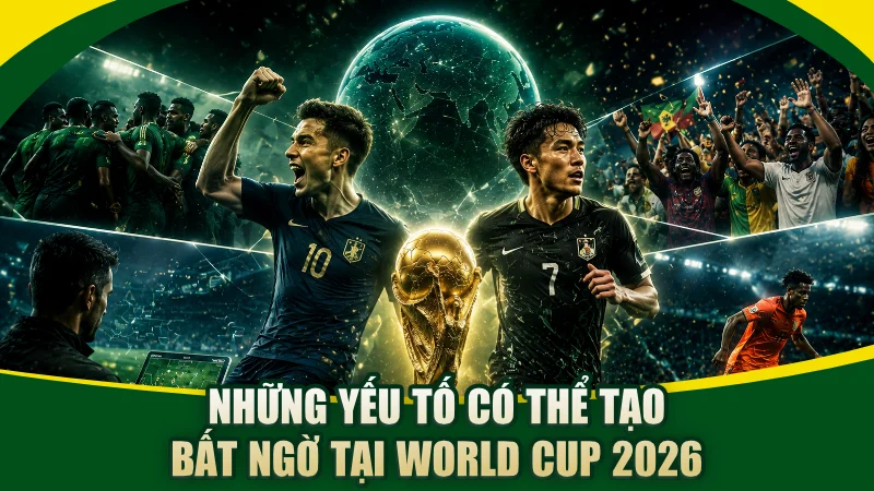Những yếu tố có thể tạo bất ngờ tại World Cup 2026