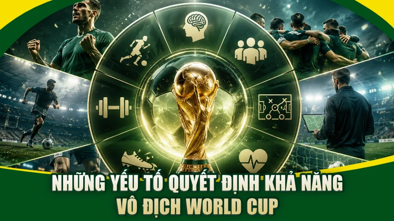 Những yếu tố quyết định khả năng vô địch World Cup
