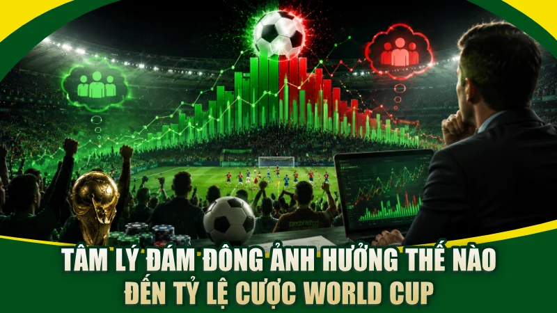 Tâm lý đám đông ảnh hưởng thế nào đến tỷ lệ cược World Cup