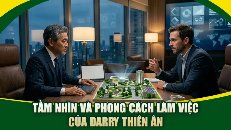 Tầm nhìn và phong cách làm việc của Darry Thiên Ân