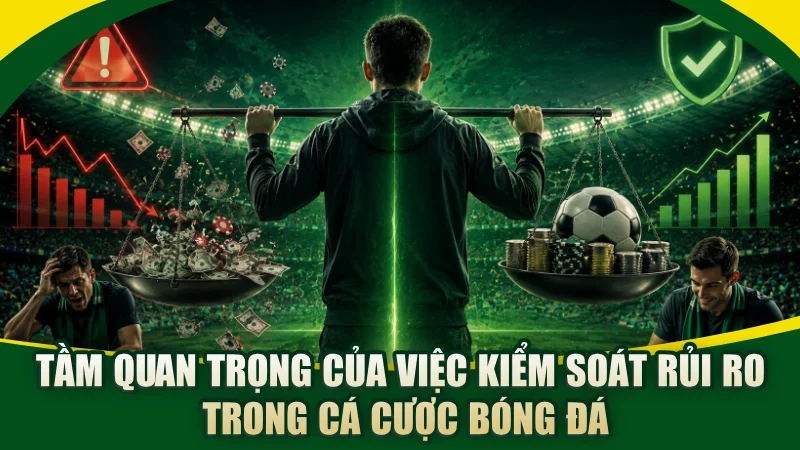 Tầm quan trọng của việc kiểm soát rủi ro trong cá cược bóng đá
