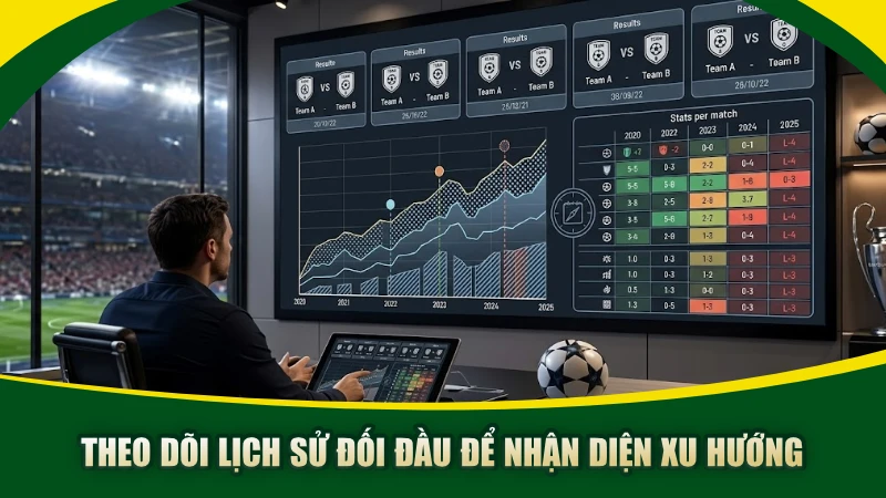 Theo dõi lịch sử đối đầu để nhận diện xu hướng