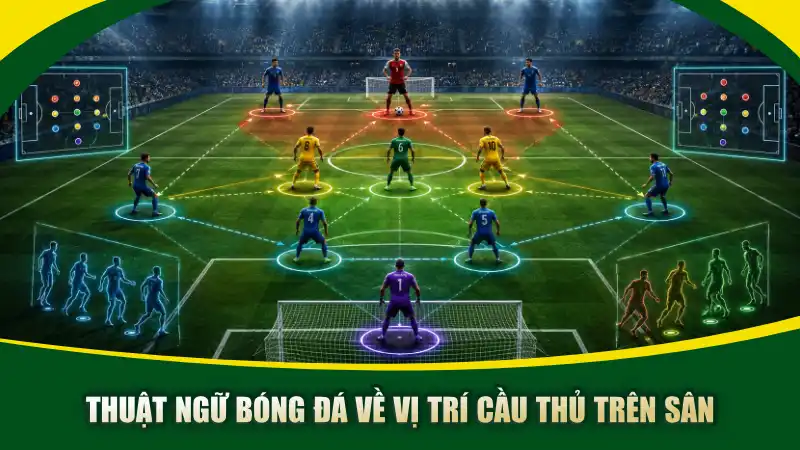 Thuật ngữ bóng đá về vị trí cầu thủ trên sân