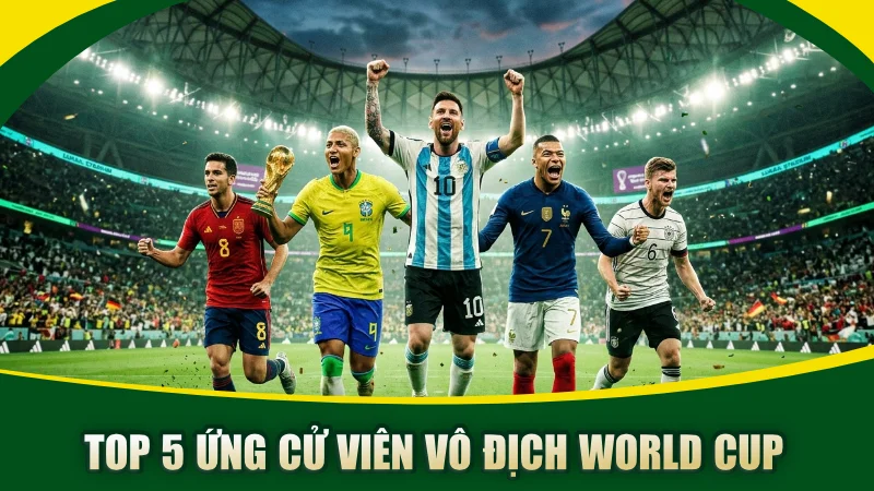 Top 5 Ứng Cử Viên Vô Địch World Cup