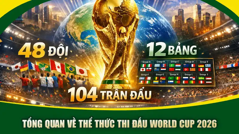 Tổng quan về thể thức thi đấu World Cup 2026