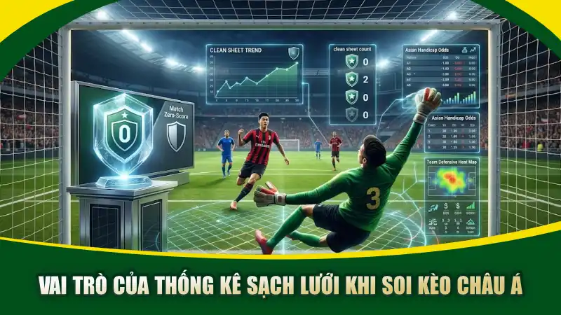 Vai trò của thống kê sạch lưới khi soi kèo châu Á