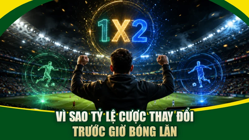 Vì sao tỷ lệ cược thay đổi trước giờ bóng lăn