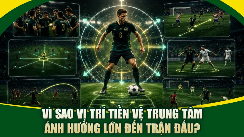 Vì sao vị trí tiền vệ trung tâm ảnh hưởng lớn đến trận đấu?