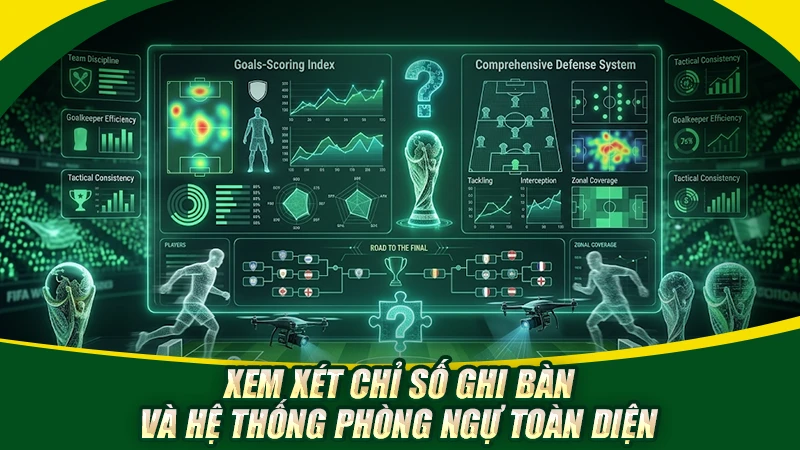 Xem xét chỉ số ghi bàn và hệ thống phòng ngự toàn diện